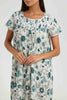 Redtag-White-Floral-Printed-Nightgown-Nightgowns-Women's-