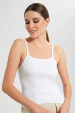 تنزيل الصورة على معرض الصور، Redtag-White-Cammie-Flat-Knit-Top-Tops-Women&#39;s-
