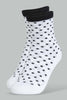 Redtag-Assorted-4-Pc-Pack-Socks-Full-Length-Socks-Girls-2 to 8 Years