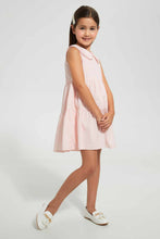 تنزيل الصورة على معرض الصور، Redtag-Pale-Pink-Aop-Dress-Dresses-Girls-2 to 8 Years
