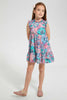 Redtag-Pale-Pink-Aop-Dress-Dresses-Girls-2 to 8 Years