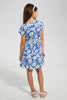 Redtag-Blue-Printed-Dress-Dresses-Girls-2 to 8 Years