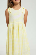 Load image into Gallery viewer, Redtag-Yellow-Printed-Dress-Dresses-Girls-2 to 8 Years

