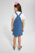تنزيل الصورة على معرض الصور، Redtag-Assorted-T-Shirt-&amp;-Dress-Set-Dresses-Girls-2 to 8 Years
