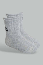 Load image into Gallery viewer, Redtag-Grey-White-Red-And-Black-4-Pack-Socks-(Ankle-Length)-365,-Category:Socks,-Colour:Assorted,-Filter:Infant-Boys-(3-to-24-Mths),-Infant-Boys-Socks,-New-In,-New-In-INB,-Non-Sale,-Section:Kidswear-Infant-Boys-

