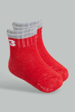 Load image into Gallery viewer, Redtag-Grey-White-Red-And-Black-4-Pack-Socks-(Ankle-Length)-365,-Category:Socks,-Colour:Assorted,-Filter:Infant-Boys-(3-to-24-Mths),-Infant-Boys-Socks,-New-In,-New-In-INB,-Non-Sale,-Section:Kidswear-Infant-Boys-
