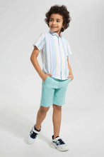 تنزيل الصورة على معرض الصور، Redtag-Mint-Belted-Chino-Short-Chino-Shorts-Boys-2 to 8 Years
