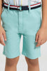 Redtag-Mint-Belted-Chino-Short-Chino-Shorts-Boys-2 to 8 Years