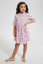 Load image into Gallery viewer, Redtag-Pink-Shirt-Dress-Dresses-Girls-2 to 8 Years
