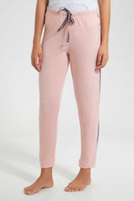 Load image into Gallery viewer, Redtag-Pink-Plain-Pyjama-Bottom-With-Side-Piping-Leggings-Women&#39;s-
