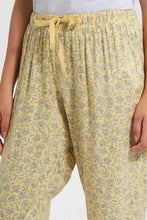 تنزيل الصورة على معرض الصور، Redtag-Yellow-Allover-Printed-Pyjama-Bottom-Leggings-Women&#39;s-
