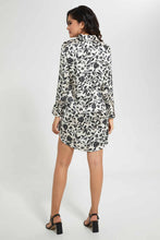 Load image into Gallery viewer, Redtag-Assorted-Printed-Satin-Shirt-Dress-Dresses-Women&#39;s-
