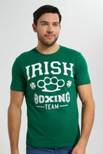 تنزيل الصورة على معرض الصور، Redtag-Green-Graphic-T-Shirt-Graphic-T-Shirts-Men&#39;s-
