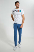 تنزيل الصورة على معرض الصور، Redtag-White-Graphic-T-Shirt-Graphic-T-Shirts-Men&#39;s-
