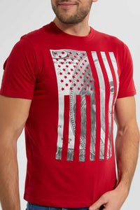 Redtag-Red-Graphic-T-Shirt-Graphic-T-Shirts-Men's-