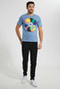 Redtag-Blue-Graphic-T-Shirt-Graphic-T-Shirts-Men's-