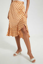 تنزيل الصورة على معرض الصور، Redtag-Assorted-Goe-Printed-Ruched-Drawstring-Skirt-Skirts-Women&#39;s-

