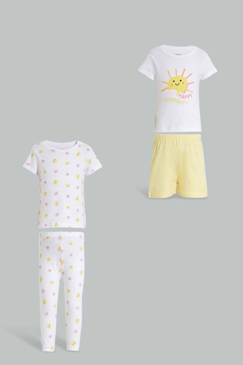 Redtag-Multi-Colour-2Pk-Pyjama-Sets-Pyjama-Sets-Infant-Girls-3 to 24 Months