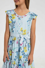 Load image into Gallery viewer, Redtag-Multi-Colored-Floral-Aop-Dress-Dresses-Girls-2 to 8 Years
