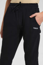 Load image into Gallery viewer, Redtag-Black-Pique-Active-Pants-Joggers-Senior-Boys-9 to 14 Years
