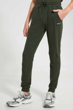 Load image into Gallery viewer, Redtag-Olive-Pique-Active-Pants-Joggers-Senior-Boys-9 to 14 Years
