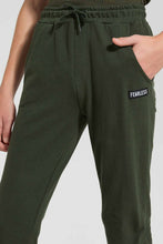 Load image into Gallery viewer, Redtag-Olive-Pique-Active-Pants-Joggers-Senior-Boys-9 to 14 Years
