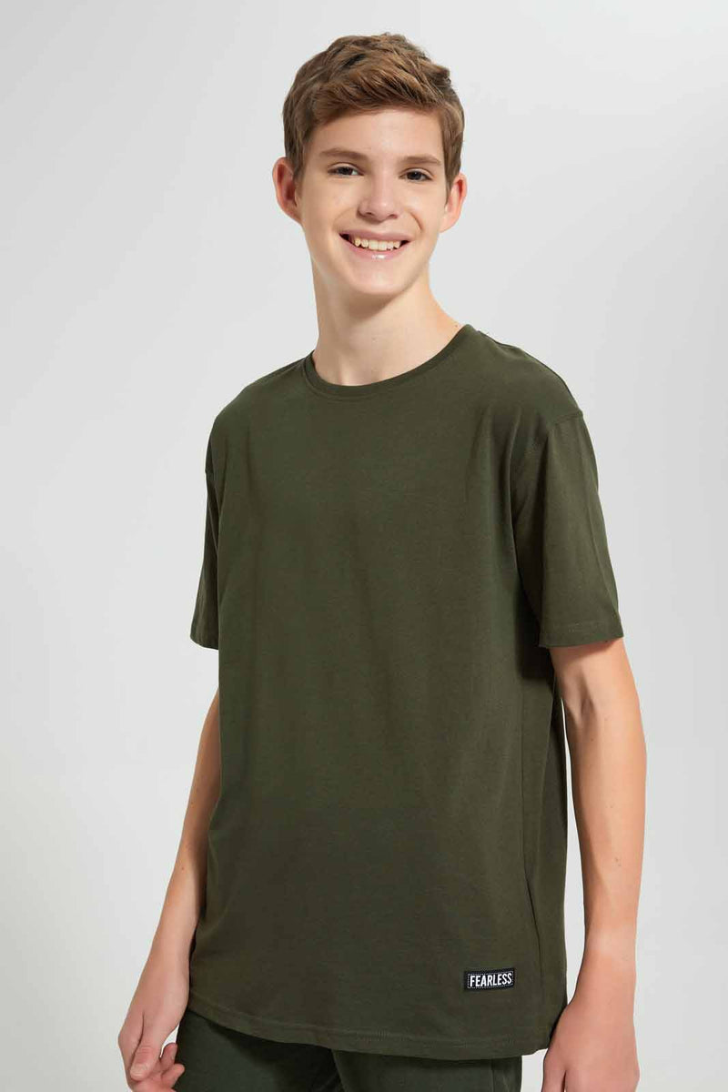 Olive Oversized T-Shirt