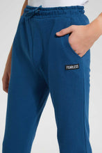 Load image into Gallery viewer, Redtag-Indigo-Pique-Active-Pants-Joggers-Senior-Boys-9 to 14 Years
