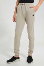 Load image into Gallery viewer, Redtag-Beige-Pique-Active-Pants-Joggers-Senior-Boys-9 to 14 Years
