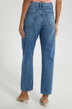 Load image into Gallery viewer, Redtag-Lt-Wash-Mom-Fit-Jeans-Jeans-Skinny-Fit-Women&#39;s-

