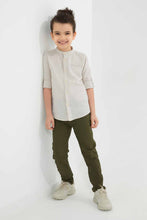 Load image into Gallery viewer, Redtag-Olive-Belted-Trouser-Chino-Trousers-Boys-2 to 8 Years
