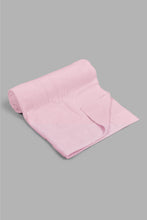 تنزيل الصورة على معرض الصور، Redtag-Pink-Textured-Cotton-Beach-Towel-Beach-Towels-Home-Bathroom-
