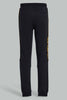 Redtag-Black-Side-Tape-Active-Pants-Joggers-Senior-Boys-9 to 14 Years