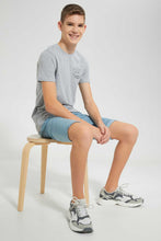 تنزيل الصورة على معرض الصور، Redtag-Light-Wash-Pull-On-Short-Pull-On-Shorts-Senior-Boys-9 to 14 Years
