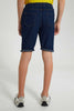 Redtag-Dark-Wash-Pull-On-Short-Pull-On-Shorts-Senior-Boys-9 to 14 Years