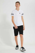 تنزيل الصورة على معرض الصور، Redtag-Black-Pull-On-Short-Pull-On-Shorts-Senior-Boys-9 to 14 Years
