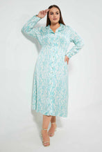 تنزيل الصورة على معرض الصور، Redtag-Assorted-Printed-Satin-Twill-Maxi-Dress-Dresses-Women&#39;s-
