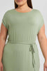 Redtag-Mint-Olive-Maxi-Dress-Plain-Dresses-Women's-