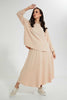 Redtag-Beige-Longsleeve-Blouse-Blouses--