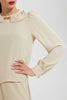 Redtag-Beige-Longsleeve-Blouse-Blouses--