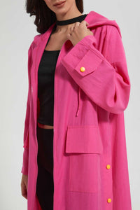 Redtag-Fuchsia-Longsleeve-Dress-Blouses--