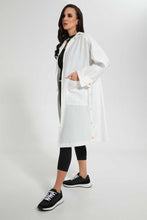 تنزيل الصورة على معرض الصور، Redtag-Offwhite-Longsleeve-Dress-Blouses--
