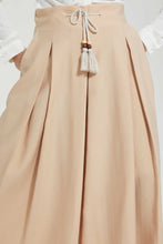 تنزيل الصورة على معرض الصور، Redtag-Beige-Flared-Pants-With-Slit-Skirts--
