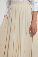 تنزيل الصورة على معرض الصور، Redtag-Beige-Flared-Pleated-Skirt-With-Bow-Tie-Skirts--
