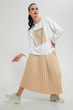 تنزيل الصورة على معرض الصور، Redtag-Beige-Knee-Length-Skirt-Skirts--
