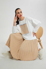 تنزيل الصورة على معرض الصور، Redtag-Beige-Knee-Length-Skirt-Skirts--
