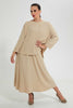 Redtag-Beige-Knee-Length-Skirt-Skirts--