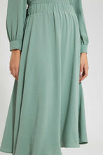Load image into Gallery viewer, Redtag-Green-Knee-Length-Skirt-Skirts--
