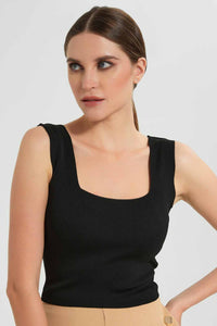 Redtag-Black-Jersey-Top-Tops-Women's-