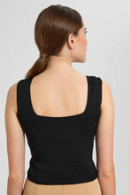 تنزيل الصورة على معرض الصور، Redtag-Black-Jersey-Top-Tops-Women&#39;s-
